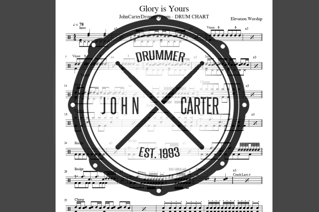 JCD - Chart Graphic Glory is Yours