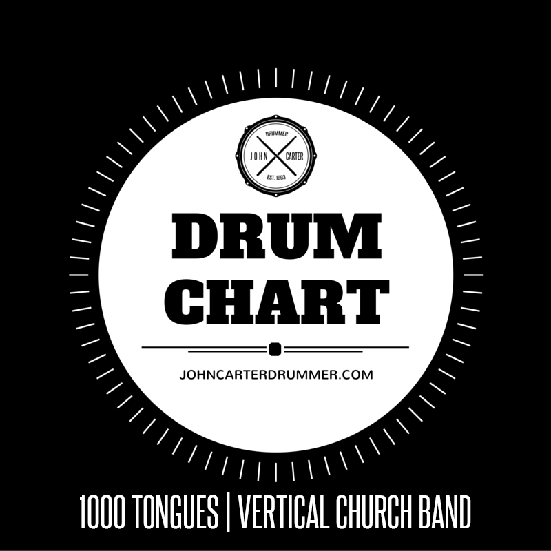 DRUM CHART - 1000 TONGUES