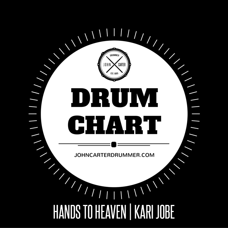 DRUM CHART - HANDS TO HEAVEN